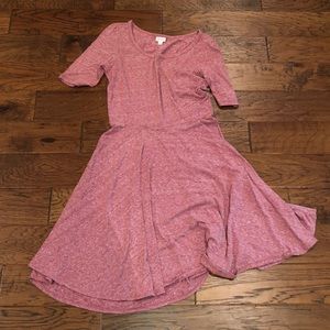 Heathered Red LuLaRoe Dress